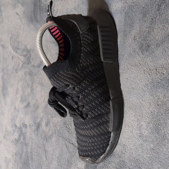 Adidas NMD R1 Prime knit STLT ‘Triple Black’  Men’s 6 women’s 7 - Picture 1 of 10